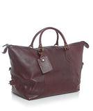 Barbour Medium Travel Explorer Leather Bag - Dark Brown
