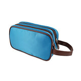 Travel / Cosmetic Makeup Ladies Clutch Toiletry Bag Light Blue