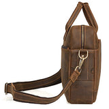 Jack&Chris New Genuine Leather Briefcase Messenger Bag Laptop Bag, Nm1864