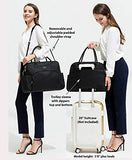 Lily & Drew Carry On Weekender Overnight Travel Shoulder Bag For 15.6 Inch Laptop Computers For