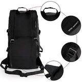 Cross Gear Multipurpose Backpack Waist Bag 2-In-1 Travel Packable Daypack 0908BK
