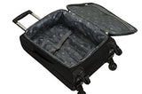 Rockland Gravity 2 Pc Light Weight Luggage Set, Black