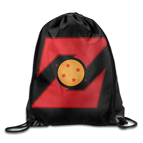 Dragon Ball Z Logo Drawstring Backpack Sackpack Bag