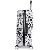 Lightweight Polycarbonate Winter Leopard 29" Hardside Spinner Upright Suitcase