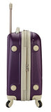 TPRC 3 Piece "Barnet Collection" Hardside Expandable Spinner Luggage Set, Purple Color Option