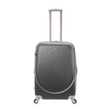 Travelers Polo & Racquet Club Tprc Barnet 3-Piece Expandable Spinner Luggage Set, Silver, One Size