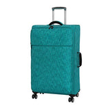 it luggage 30.5" Stitched Squares Lightweight Case, Aqua Blue