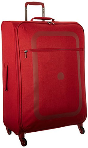 Delsey Luggage Dauphine 27.5 Inch Spinner Trolley, Red, One Size