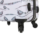 HALINA Valerie Aubergine 3 Piece Set Luggage, Multicolor