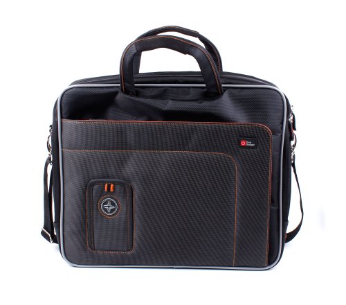 DURAGADGET Deluxe Lightweight Executive Protective 15'6 Inch Laptop Messenger Bag Carrying Case
