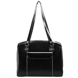 McKlein, W Series, Glenview, Top Grain Cowhide Leather, 15" Leather Ladies' Laptop Briefcase, Black (94745)