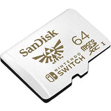 SanDisk 64GB MicroSDXC UHS-I Card for Nintendo Switch - SDSQXAT-064G-GNCZN