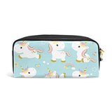 Colourlife Cute Unicorns Pu Leather Pencil Case Holder Pouch Makeup Bags For Boys Girls Adults