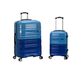 Rockland 20", 28" 2 Pc Expandable Polycarbonate Spinner Set, 2Toneblue
