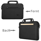 ProCase 14-15.6 Inch Laptop Bag Messenger Shoulder Bag Briefcase Sleeve Case for 15" Macbook Pro, 14 15 15.6 Inch Laptop Ultrabook Notebook MacBook Chromebook Computer -Black