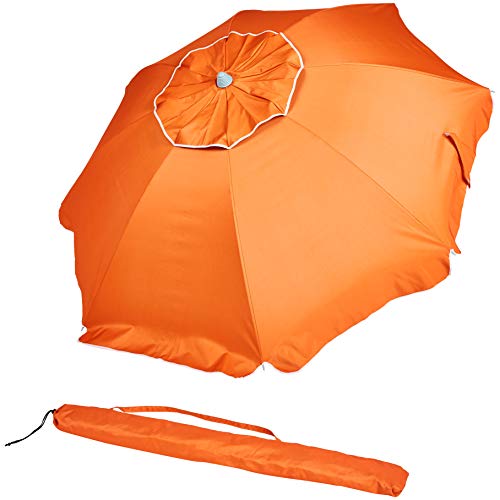 AmazonBasics Beach Umbrella - Orange