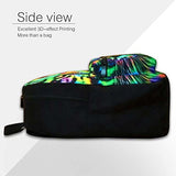 Doginthehole Animal Cats Dogs Backpacks Teen School Book Bag Galaxy Butterfly