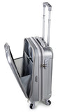 Travelcross Victoria Lightweight Hardshell Spinner Luggage (Silver, 2-Piece Set (20''/28''))