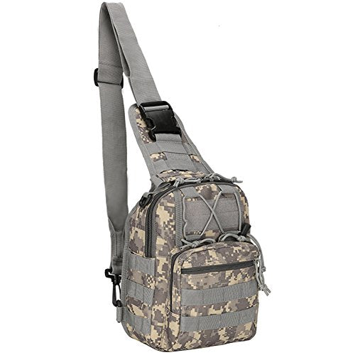 Military Sport Pack Shoulder Sling Backpack Chest Gym Bag