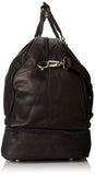 David King & Co. Duffel With Bottom Compartment, Black, One Size