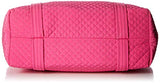 Vera Bradley Iconic Small Vera Tote, Microfiber, Rose Petal