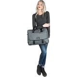 Vangoddy Chrono Grey Carrying Tote Crossbody Shoulder Bag For Dell Alienware 15 | Inspiron 15