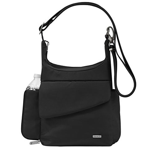 Travelon Anti-Theft Classic Messenger Bag, Black, One Size