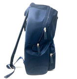 Tommy Hilfiger Solid Black Color School Laptop Sports Books Student Teacher Designer Classic Backpack