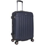 Kenneth Cole Reaction Renegade 24" Hardside Expandable 8-Wheel Spinner Checked Luggage, Navy