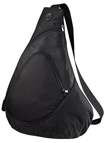 Port & Company Luggage-And-Bags Improved Honeycomb Sling Pack Osfa Black