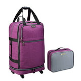 Biaggi Luggage Zipsak 31" Micro Fold Spinner Suitcase, Purple
