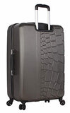 Nicole Miller New York Wild Side Collection Hardside 28" Luggage Spinner (28in, Wild Side Charcoal)