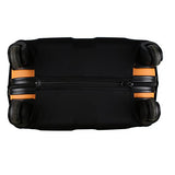 Explore Land Travel Luggage Cover Suitcase Protector Fits 18-32 Inch Luggage (Black, S(18-22 inch