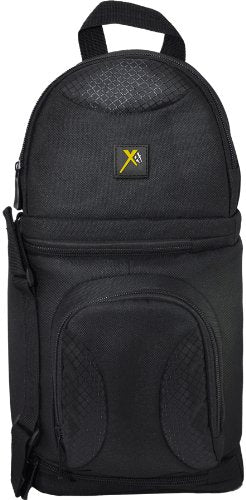 Xit Xtbps Deluxe Digital Camera/Video Sling Style Shoulder Bag (Black)