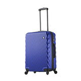 Mia Toro Italy Roulgatti Hardside 24" Spinner, Blue