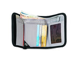 Pacsafe RFIDsafe V125 Anti-Theft RFID Blocking Tri-Fold Wallet, Black