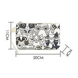 ABage Girl's School Backpack Set 3-Piece Canvas Bookbags Travel Laptop Backpacks, Black