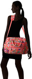 Vera Bradley Women's Iconic Compact Weekender Travel Bag-Signature, Coral Floral