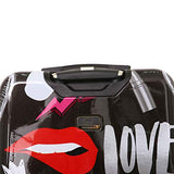 HALINA Nikki Chu Kiss Me 3 Piece Set Luggage, Multicolor