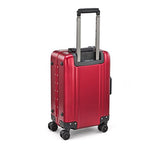 Zero Halliburton Classic Aluminum 2.0 Carry On Spinner Luggage (RED)