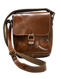 Jack Georges Bridle Collection Flap Messenger Bag