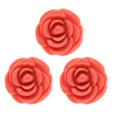 Baoblaze 3 Pieces Beauty Rose Flower Design Empty Makeup Case,Lip Gloss Lipstick Balm Cream DIY