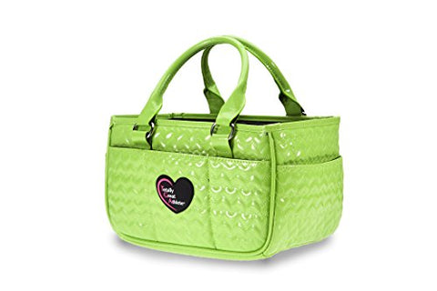 Tga Neon Green Heart Ice Skating Bag Tennis Gym And Ballet Girls Athletic Bag