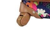 Lily Bloom Luggage 3 Piece Softside Spinner Suitcase Set Collection (Elephant Rain)