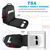 Extra Large Backpack,18.4 Laptop Backpack with USB Port,Travel Backpack for Women with Luggage Sleeve,TSA Friendly Big College Bag Business Computer Backpack Fit Most 18Inch Gaming Laptops,Red