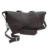 Piel Leather Medium Carry-On Satchel, Chocolate, One Size