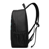 Travel Backpacks Yinyang Kio Fish School Shoulder Laptop Daypack Bags 17 Inch For Girls Boys Men Womens, Black