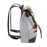 Adventure Christmas Time Wreath Marceline Cartoon Network Fashion Design Leather Backpack For Women Men College School Bookbag Weekend Travel Daypack