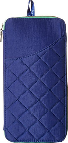 Baggallini Women's RFID Travel Wallet Royal Blue/Mint One Size