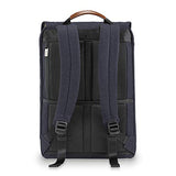 Briggs & Riley Kinzie Street Slim Expandable Backpack, Navy, One Size